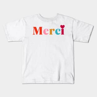 Merci Heart Kids T-Shirt